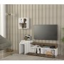 HANAH HOME TV polica Missy White Walnut - slika 4