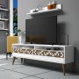 HANAH HOME TV polica Line White - slika 2
