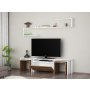 HANAH HOME TV polica Ege White Walnut - slika 3