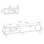 HANAH HOME TV polica Justo - slika 5