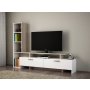 HANAH HOME TV polica Simal White Cordoba - slika 2