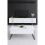 HANAH HOME TV polica Luxe White Silver - slika 3