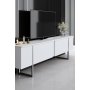 HANAH HOME TV polica Luxe White Silver - slika 4