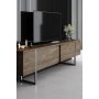 HANAH HOME TV polica Luxe Walnut Silver - slika 4