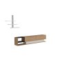 HANAH HOME TV polica Liza Teak White - slika 5