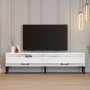 HANAH HOME TV polica Istanbul 2 White - slika 3