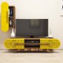 HANAH HOME TV polica Defne Walnut Yellow - slika 3