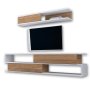 HANAH HOME TV polica Sims White Teak - slika 1