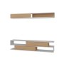 HANAH HOME TV polica Sims White Teak - slika 5
