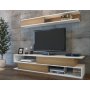 HANAH HOME TV polica Sims White Teak - slika 2