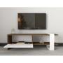 HOME LINE Set za dnevnu sobu Gaye Walnut White - slika 5