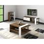 HOME LINE Set za dnevnu sobu Gaye Walnut White - slika 1