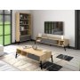 HOME LINE Set za dnevnu sobu Ponuse Sapphire Oak Anthracite - slika 1