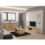 HOME LINE Set za dnevnu sobu Suna Sapphire Oak Anthracite - slika 1
