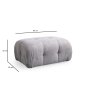 Atelier del Sofa Tabure Petite Light Grey - slika 2