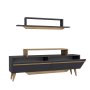 HANAH HOME TV polica Harmony Ciragan Anthracite - slika 1