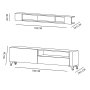 HANAH HOME TV polica Kar White - slika 5