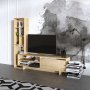 HANAH HOME TV polica Larissa Sapphire Oak - slika 3