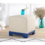 Atelier del Sofa Tabure Lenover Cream Blue - slika 1