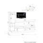HANAH HOME TV polica Como White Cordoba - slika 5