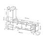 HANAH HOME TV polica Emmy Anthracite - slika 5