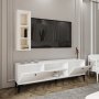 HANAH HOME TV polica Bien White - slika 5