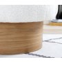 Atelier del Sofa Tabure Monre Teddy White - slika 4