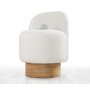 Atelier del Sofa Tabure Monre Teddy White - slika 5