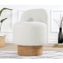 Atelier del Sofa Tabure Monre Teddy White - slika 1