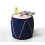 Atelier del Sofa Tabure Fora Blue White - slika 1