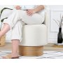 Atelier del Sofa Tabure Barren Puf Cream - slika 3