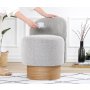Atelier del Sofa Tabure Barren Puf Grey - slika 2