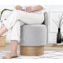 Atelier del Sofa Tabure Barren Puf Grey - slika 3