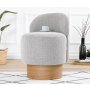 Atelier del Sofa Tabure Barren Puf Grey - slika 1