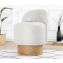 Atelier del Sofa Tabure Barren Puf Light Grey - slika 1