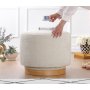 Atelier del Sofa Tabure Turneed Cream - slika 3