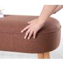 Atelier del Sofa Tabure Lednok Claret Red - slika 3