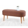Atelier del Sofa Tabure Lednok Claret Red - slika 1