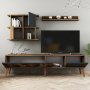 HANAH HOME TV polica Madrid Anthracite - slika 5