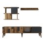 HANAH HOME TV polica Madrid Anthracite - slika 1