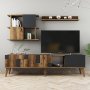 HANAH HOME TV polica Madrid Anthracite - slika 2