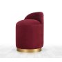 Atelier del Sofa Tabure Dover Claret Red - slika 2