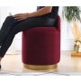 Atelier del Sofa Tabure Dover Claret Red - slika 3