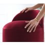 Atelier del Sofa Tabure Dover Claret Red - slika 4