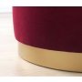 Atelier del Sofa Tabure Dover Claret Red - slika 5