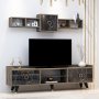 HANAH HOME TV polica Rosa Marble - slika 2