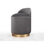 Atelier del Sofa Tabure Dover Dark Grey - slika 2