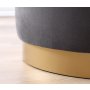 Atelier del Sofa Tabure Dover Dark Grey - slika 5