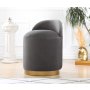 Atelier del Sofa Tabure Dover Dark Grey - slika 1
