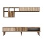 HANAH HOME TV polica Milan Walnut - slika 1